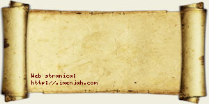 Tijana Stamenković vizit kartica